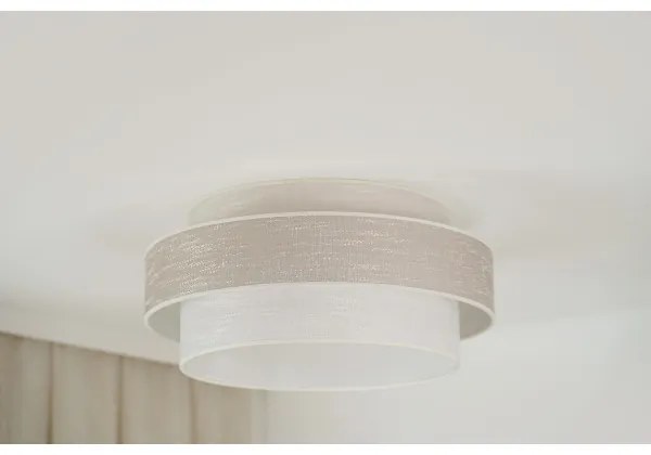 Brilagi - Plafoniera DOVER SPACE LED/12W/230V diametro 50 cm grigio/color crema