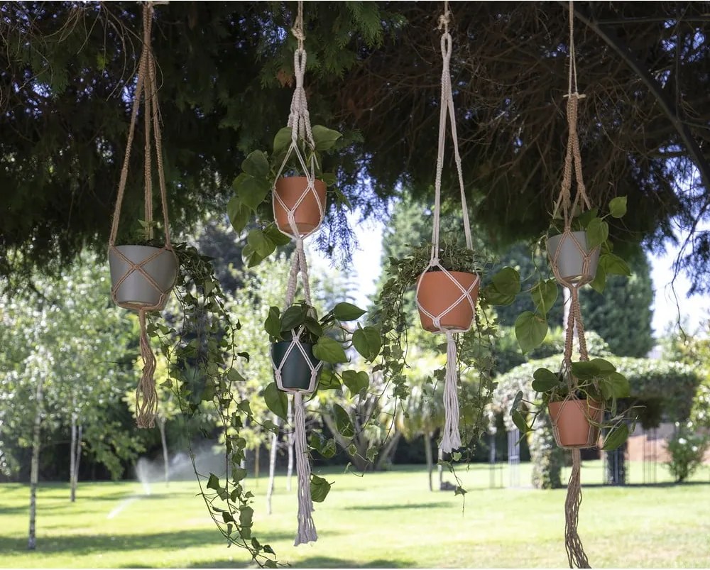 Gancio in stoffa per vaso ø 13 cm (altezza 100 cm) Macramé - Artevasi