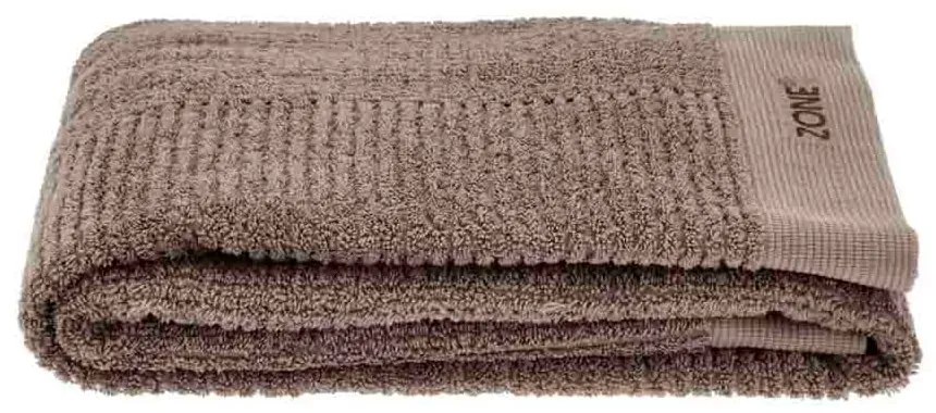 Telo da bagno in cotone marrone 70x140 cm - Zone