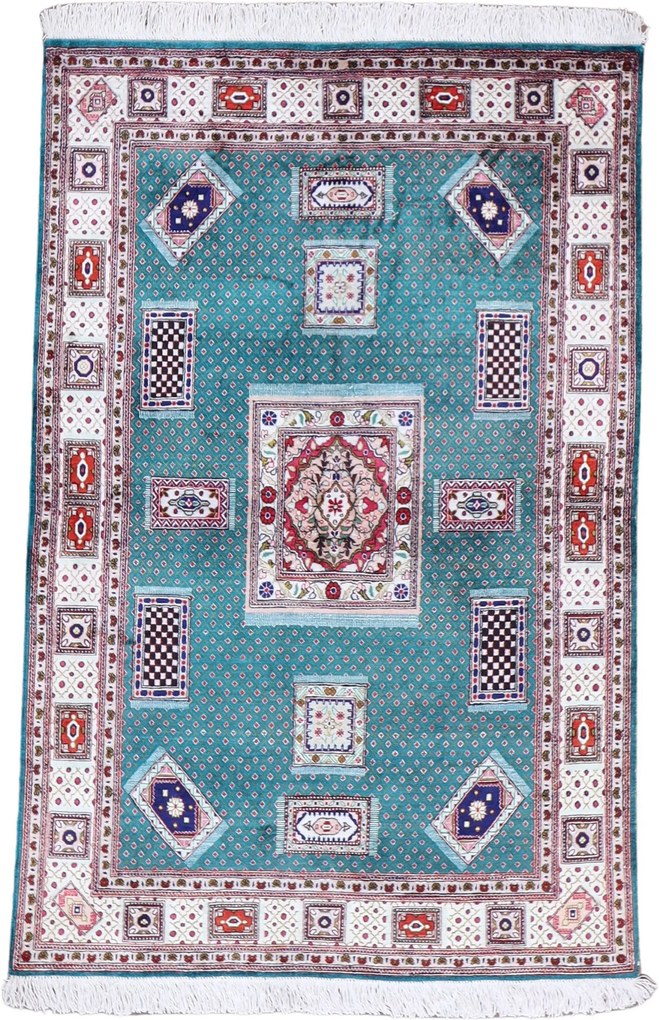 Ghom Tappeto persiano 150x90 (Iran) Annodato A Mano