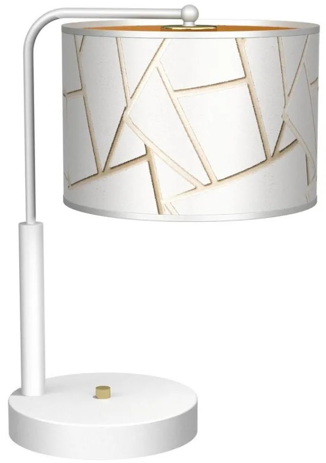 Lampada da tavolo ZIGGY 1xE27/60W/230V oro bianco