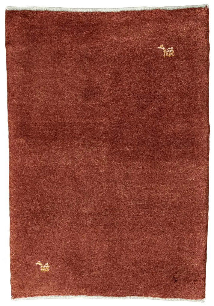 Gabbeh Tappeto persiano 60 x 90 Rosso (Iran) Annodato A Mano