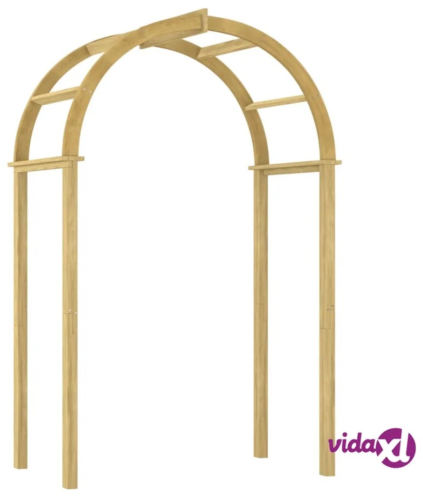vidaXL Arco da Giardino 141x97x243 cm in Legno di Pino Impregnato
