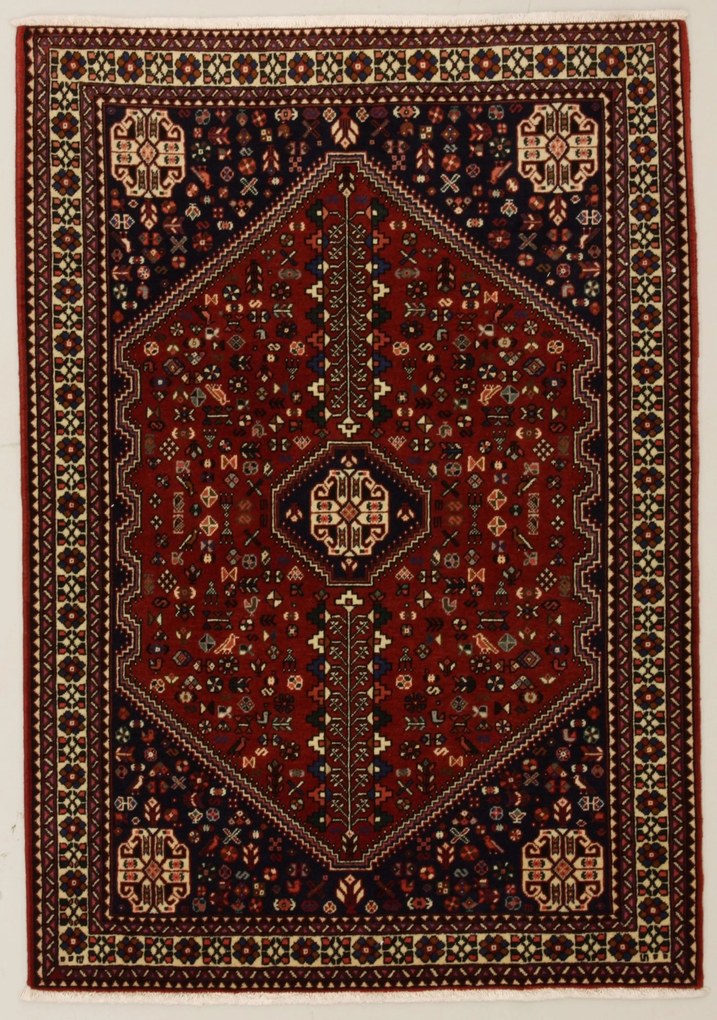 Abadeh Tappeto 110 x 150 (Iran) Annodato A Mano