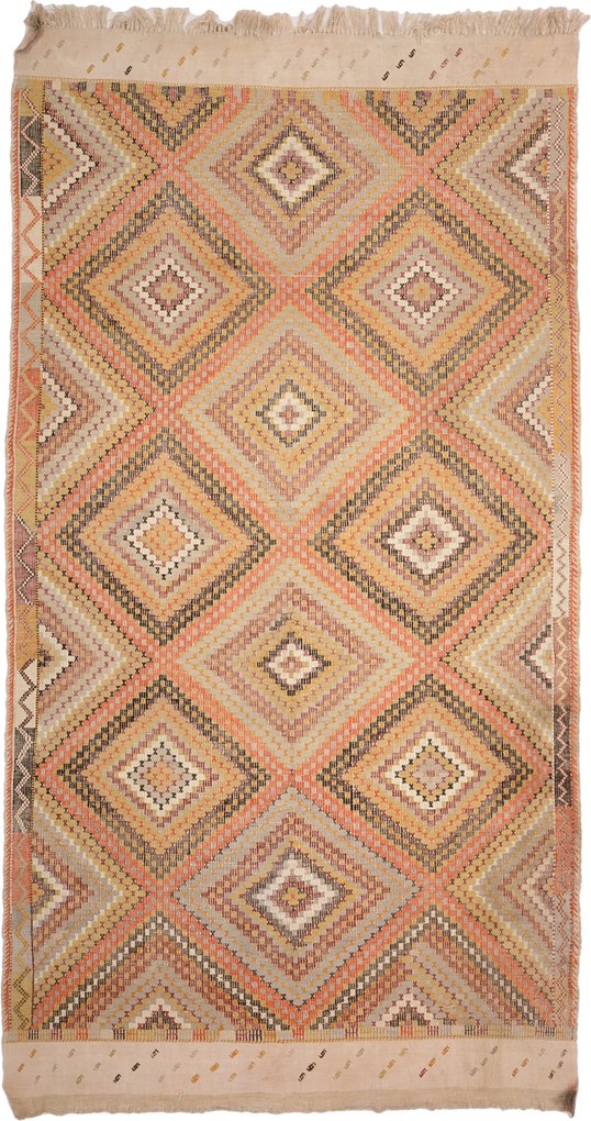 Kilim Tappeto 170 x 290 (Tacchino) Annodato A Mano