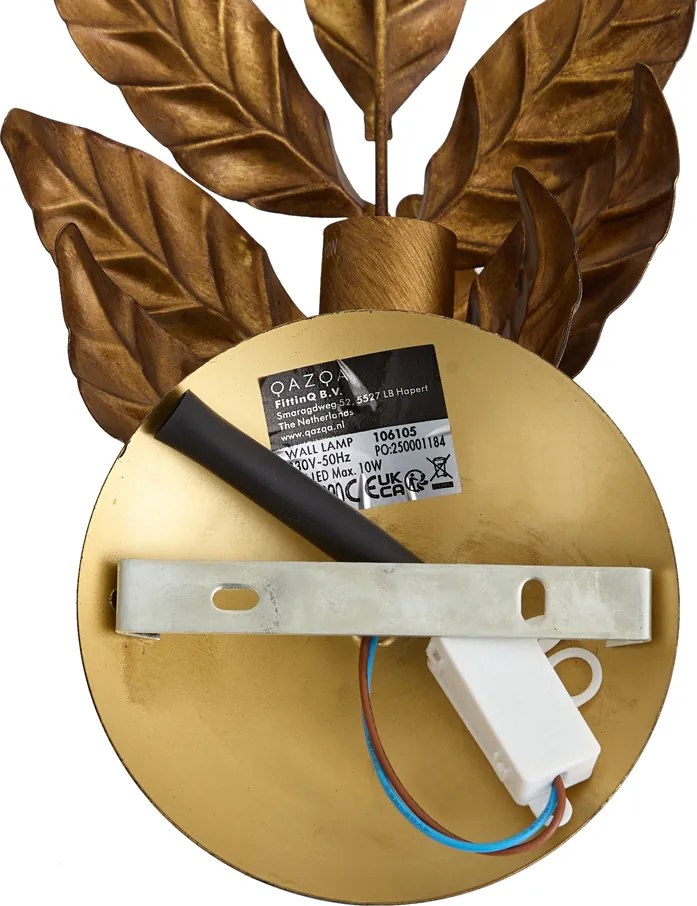 Lampada da parete vintage oro antico - Linden