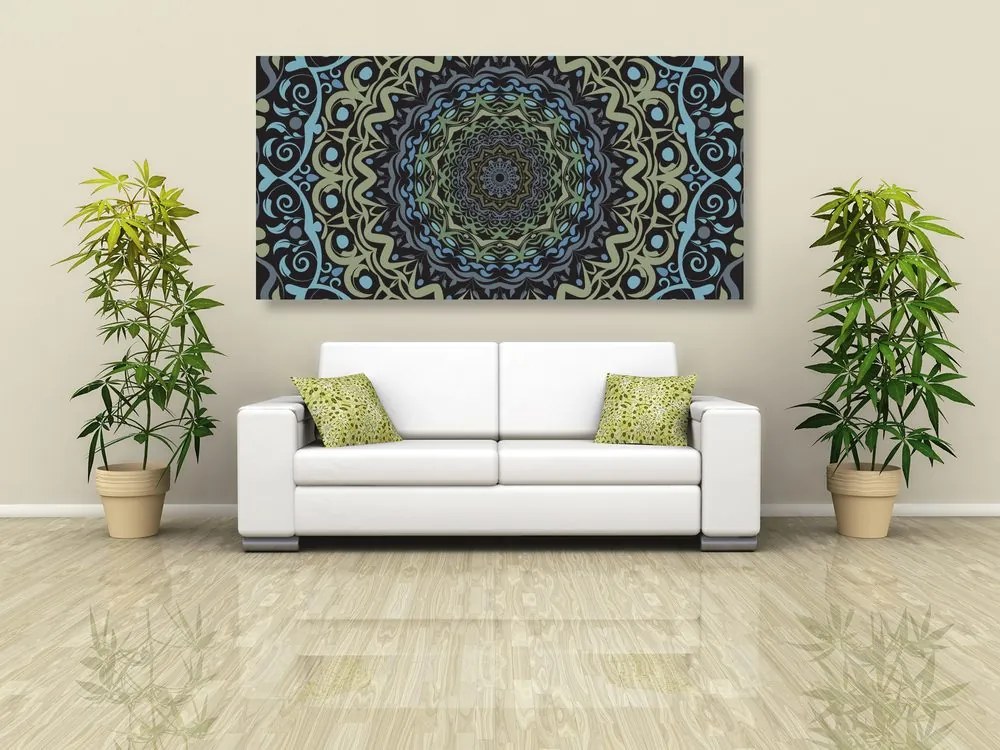 Stampa su tela – Mandala astratta in stile vintage
