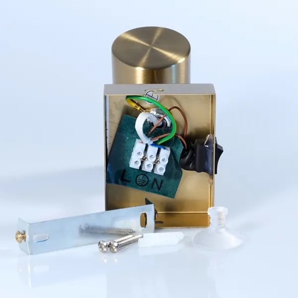 Globo 57911-1GO - Faretto da parete ROBBY 1xGU10/25W/230V oro