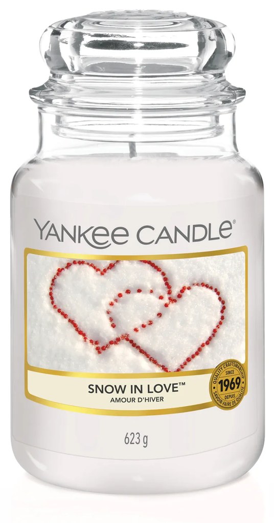 Snow in love, candela in giara grande Yankee Candle