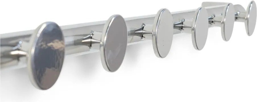 Attaccapanni da parete argentato in metallo 75 cm Retro – Spinder Design