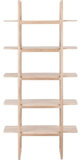 Libreria in legno massiccio di rovere, altezza 216 cm Muse - Gazzda