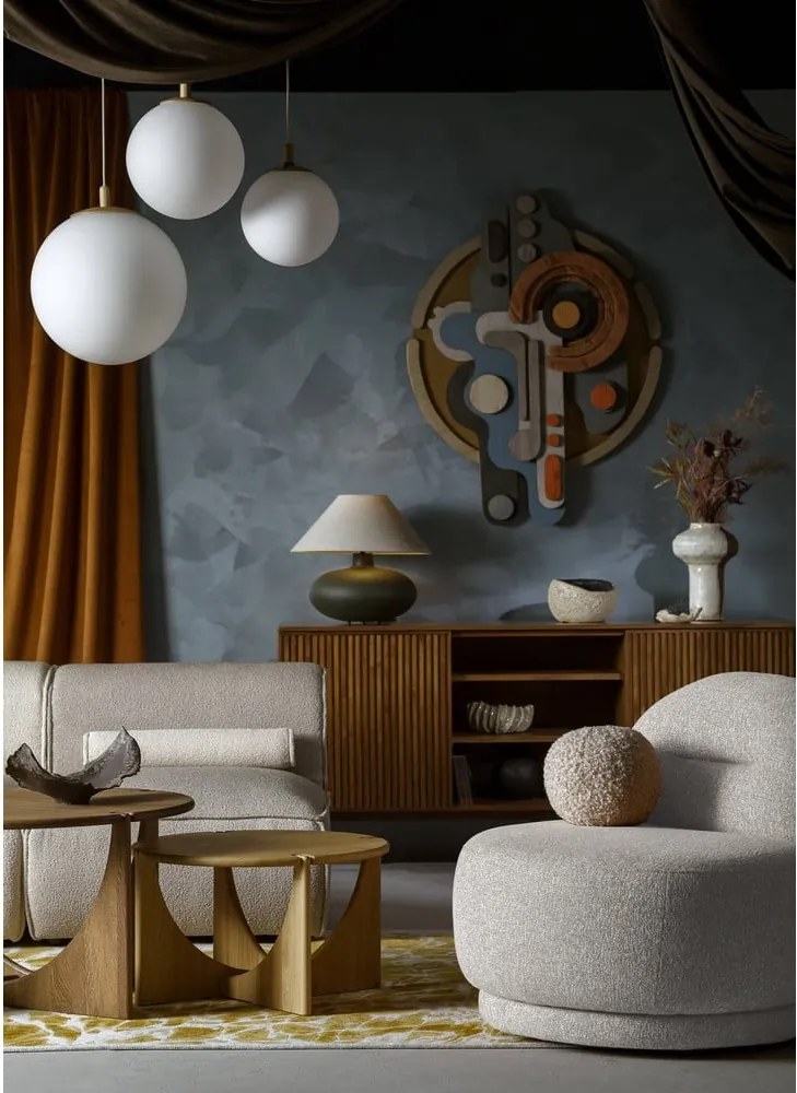 Poltrona grigio chiaro Ovo – Miuform