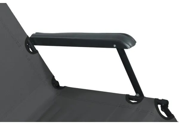 Sedia pieghevole regolabile antracite