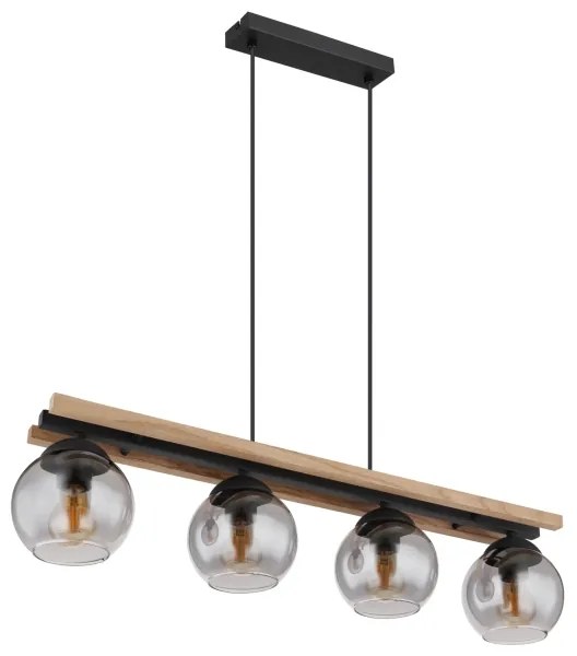 Globo 15569-4HW - Lampadario a sospensione con filo CONNI 4xE27/25W/230V