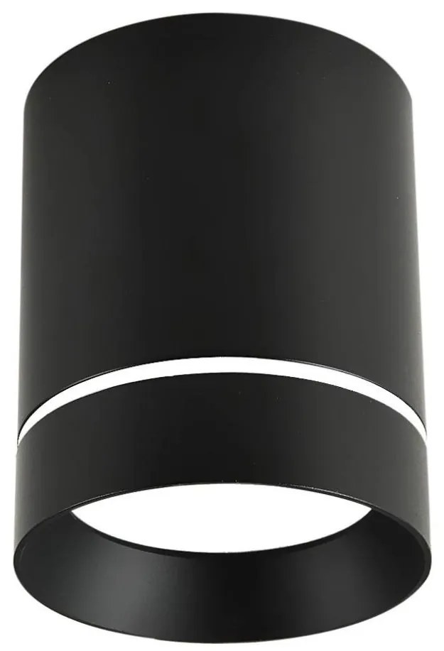 Luce Spot TUBA 1xGU10/15W/230V nero