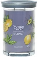 Black Tea Lemon, candela barattolo grande Yankee Candle