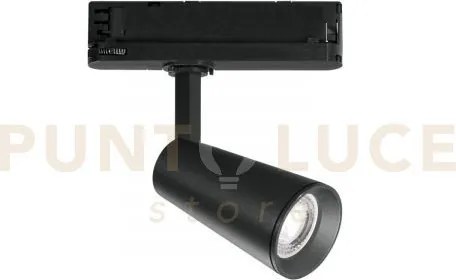 Faro binario led kone nero in alluminio 13w 1175lm 3000k 20,5x11x6,...