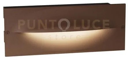 Ges2002n- segnapassi led 4000k 561lm 13w ip65 ad incasso colore mar...