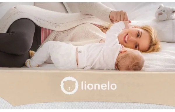 Lionelo - Barriera di sicurezza per letto EVA beige
