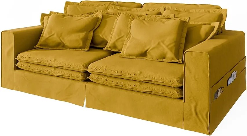 Divano giallo 236 cm Nora – Ropez