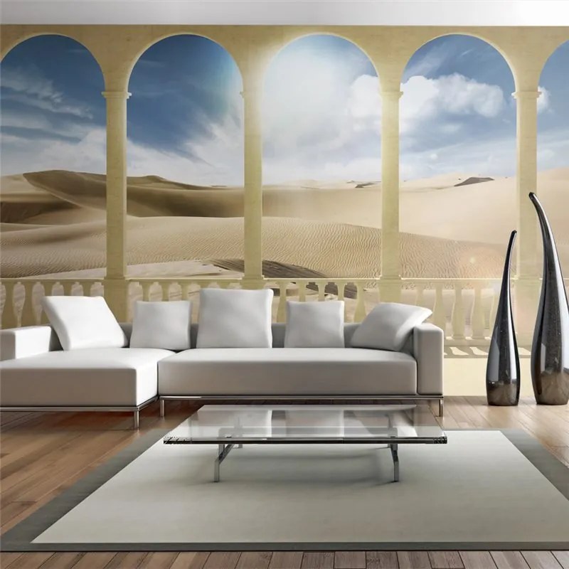 Fotomurale  Sahara sognato  Colore Beige, Dimensioni e Misure 450x270