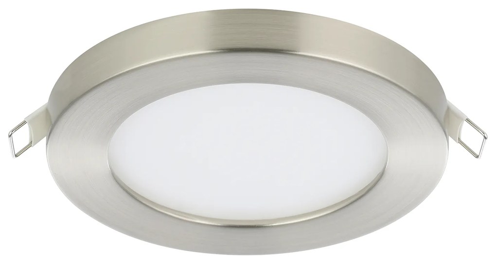 Faretto Ad Incasso Moderno Fueva Flex Alluminio Nichel Satinato Led 5,5W