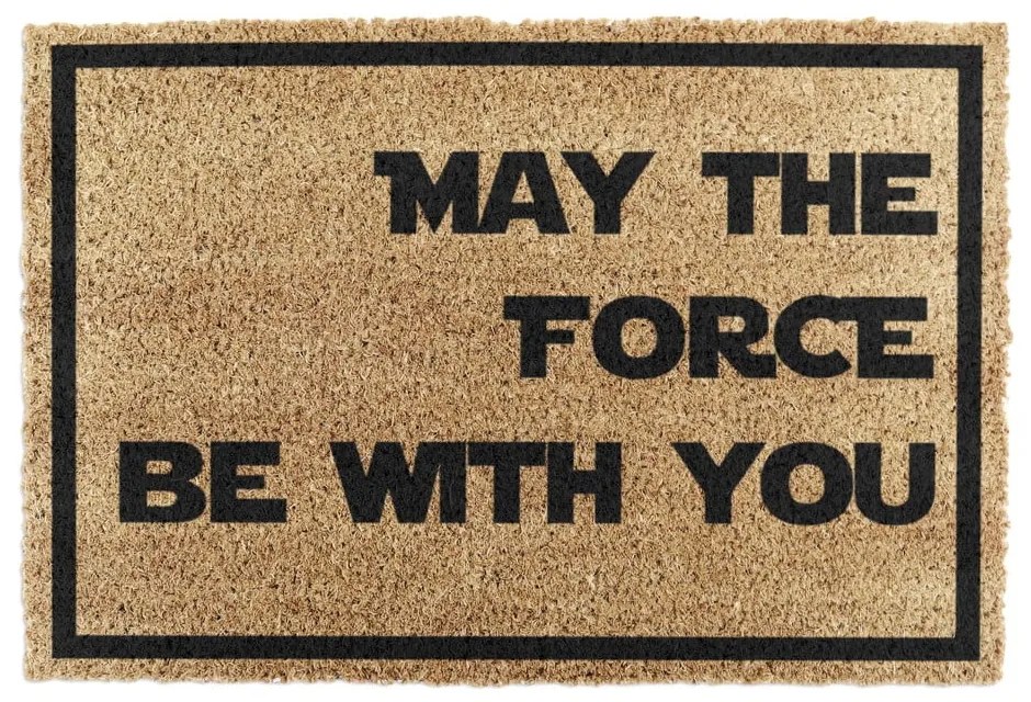 Zerbino in cocco 40x60 cm May the Force Be With Your - Artsy Doormats