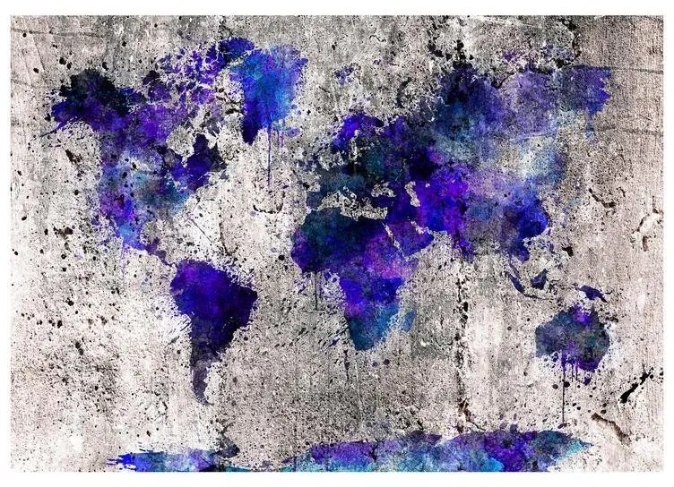 Fotomurale adesivo  World Map: Ink Blots  Larghezza x Altezza Home decor 441x315