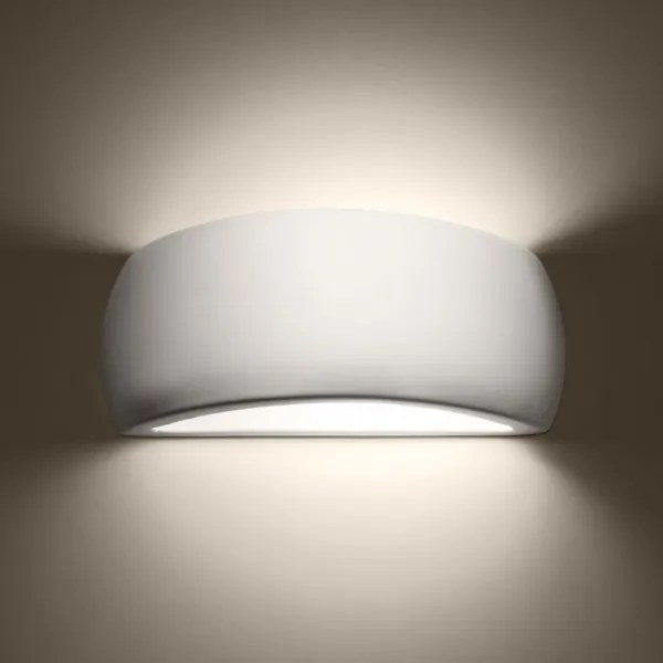 Sollux SL.1025 - Applique PONTIUS 1xG9/40W/230V bianco lucido
