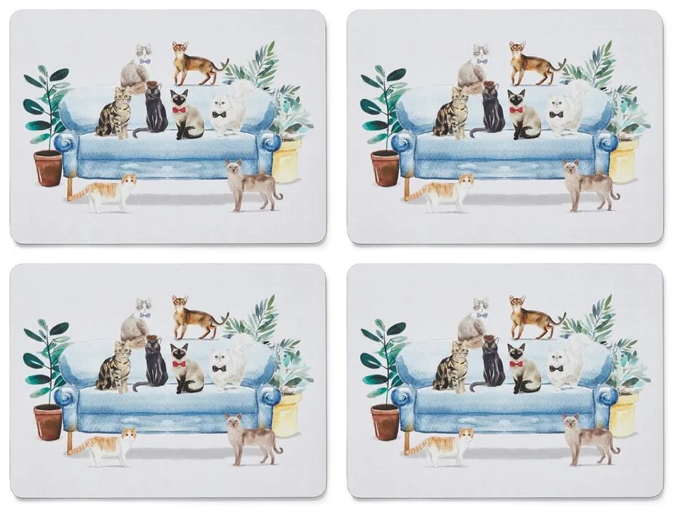 Tovaglietta in sughero 4 pezzi 21,5x29 cm Curious Cats - Cooksmart ®