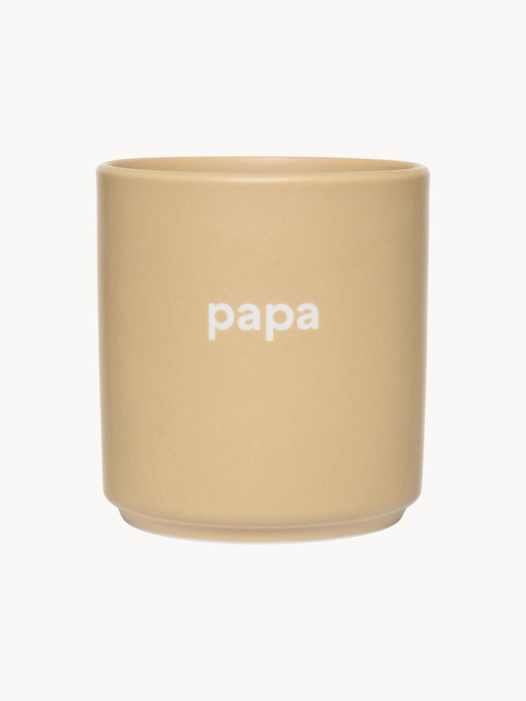 Tazza di design con scritta Favourite PAPA