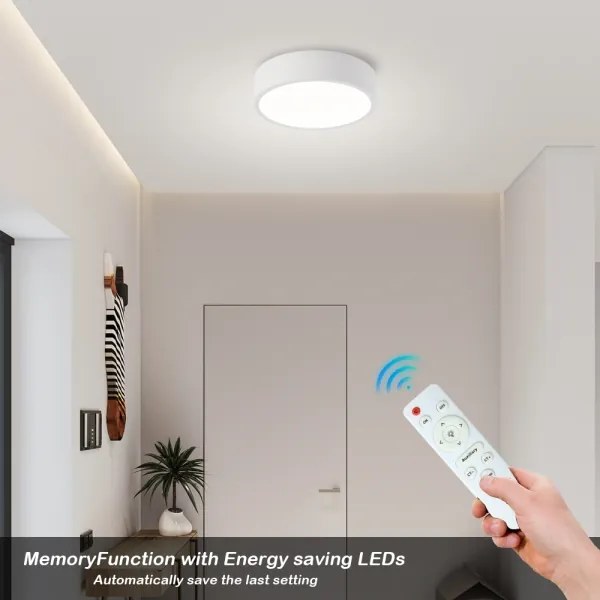 Brilagi - Apparecchio LED dimmerabile POOL LED/18W/230V 3000-6000K 20 cm bianco + telecomando