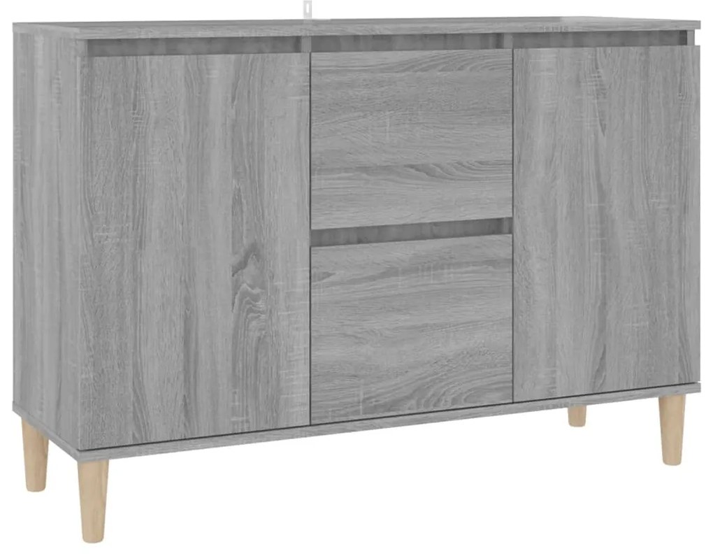 Credenza grigio sonoma 103,5x35x70 cm in legno ingegnerizzato