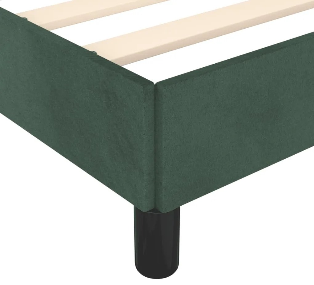 Giroletto Verde Scuro 120x190 cm in Velluto