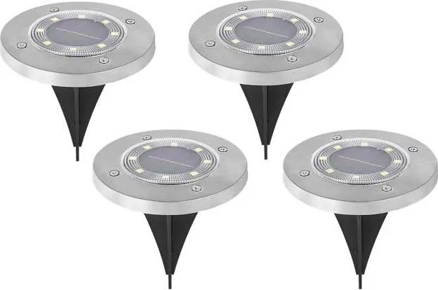 Set da 4 lampade solari a LED CLAVO LED/1xAAA 4000K IP44 300 mAh
