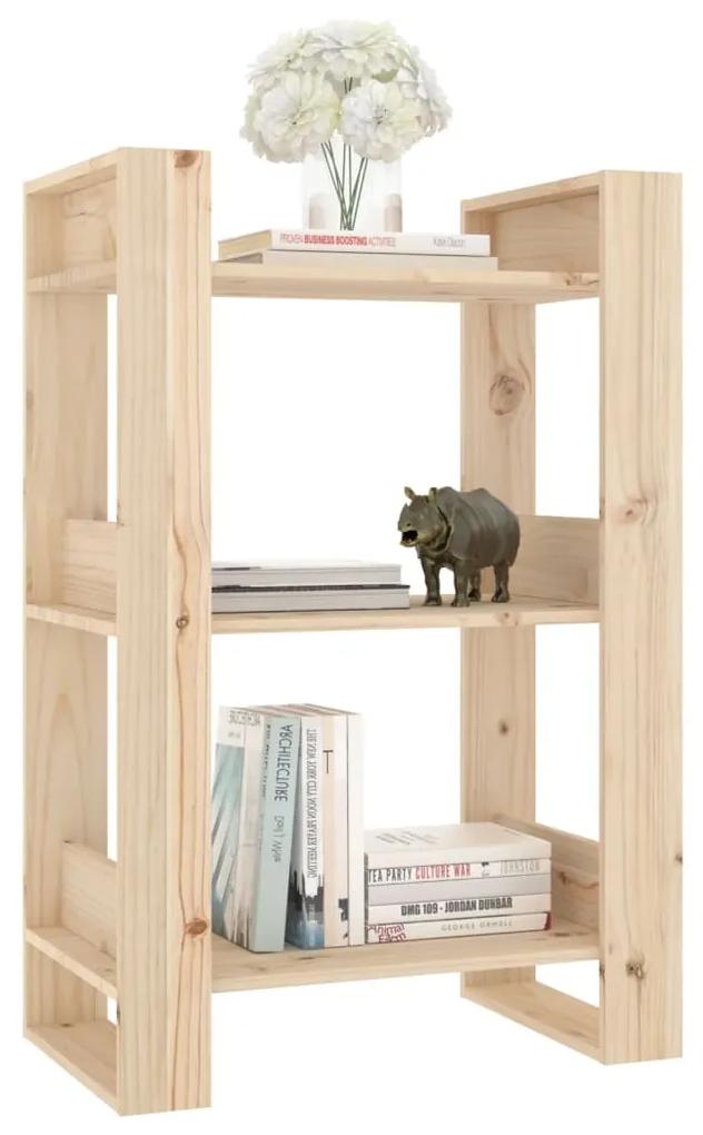 Libreria/divisorio 60x35x91 cm in legno massello di pino