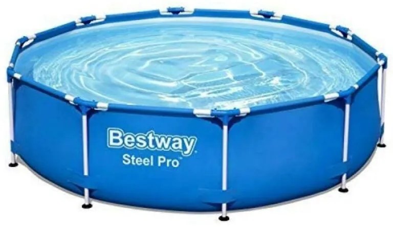 Piscina Steel Pro Tonda Telaio Portante Cm.305X76H. Senza Filtro - peso kg.19,6 - lt.4.678 (art.56677)