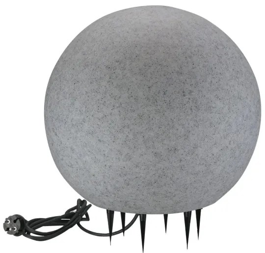 Lampada da esterno ARGENTO 1xE27/15W/230V diametro 40 cm IP65 grigio