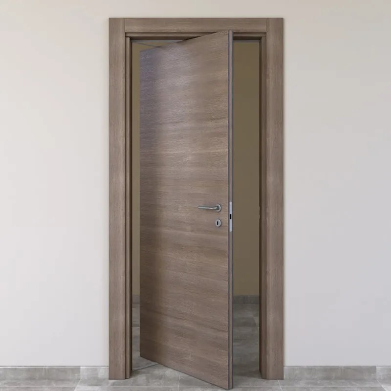 Porta rototraslante Stylish marrone L 70 x H 210 cm sinistra