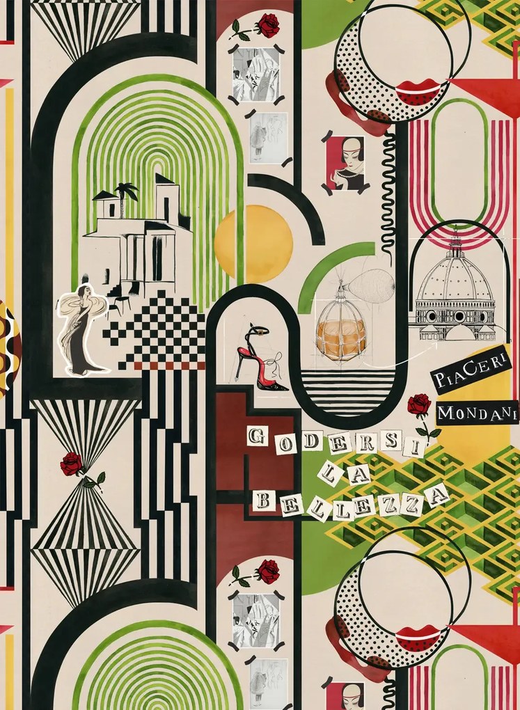 Mindthegap Carta da parati Piaceri Mondani - WP20854