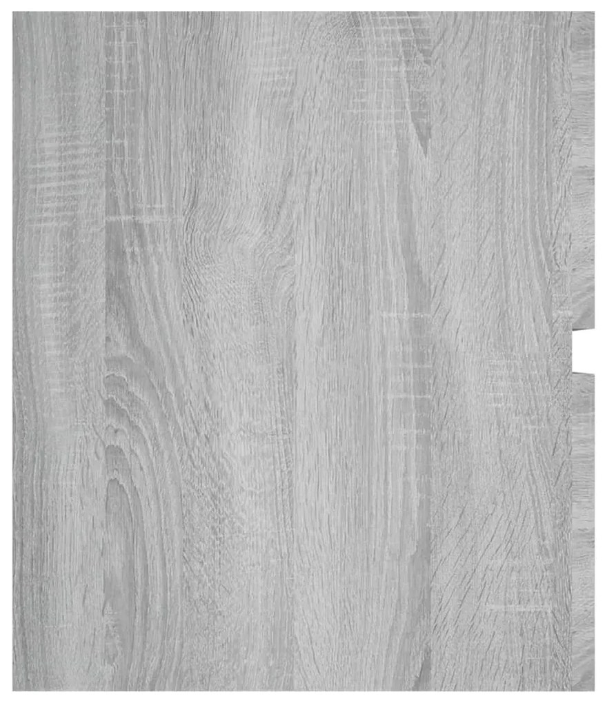 Mobile lavabo grigio sonoma 100x38,5x45 cm in legno multistrato