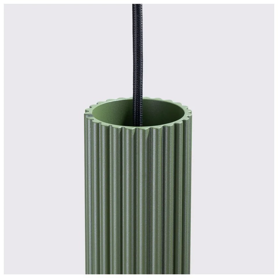 Lampadario verde ø 19,5 cm Gleam – Sollux