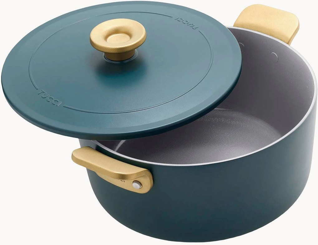 Casseruola con rivestimento antiaderente e coperchio Alu