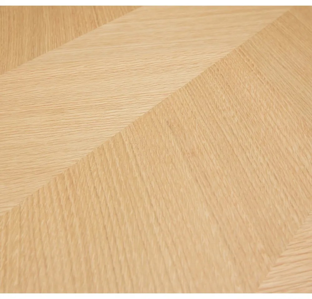 Tavolo da pranzo in rovere naturale 80x160 cm Herringbone - Hübsch