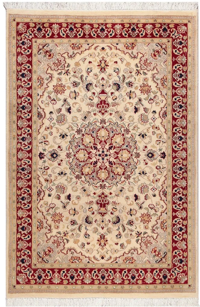 Tabriz Tappeto 190x120 (Iran) Annodato A Mano