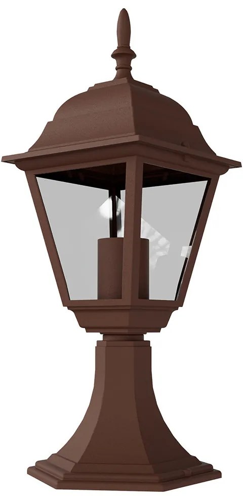 Paletto Lampione Vintage 40cm E27 IP54 Corten - Serie Alfieri