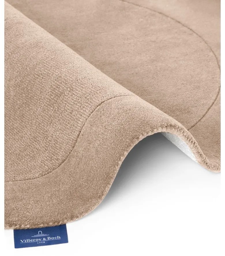 Tappeto rotondo beige in misto lana tessuto a mano ø 160 cm Kari Organic – Villeroy&amp;Boch