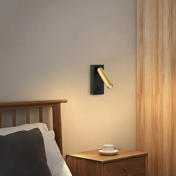 Brilagi - Luce Spot da parete LED dimmerabile MAYA 1xG9/4W/230V nero/oro