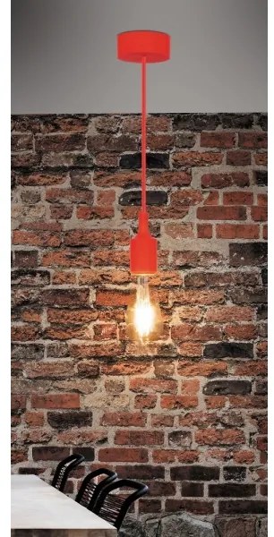 Rabalux 1414 - Lampada a sospensione ROXY E27/40W rosso