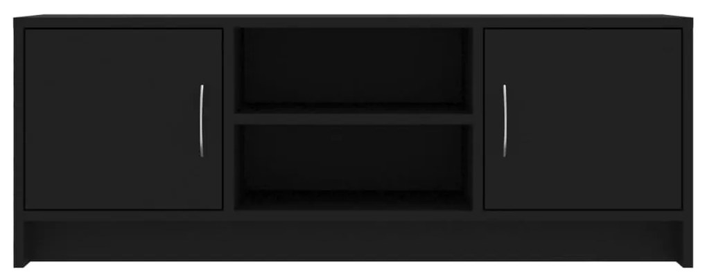 Mobile porta tv nero 102x30x37,5 cm in legno multistrato